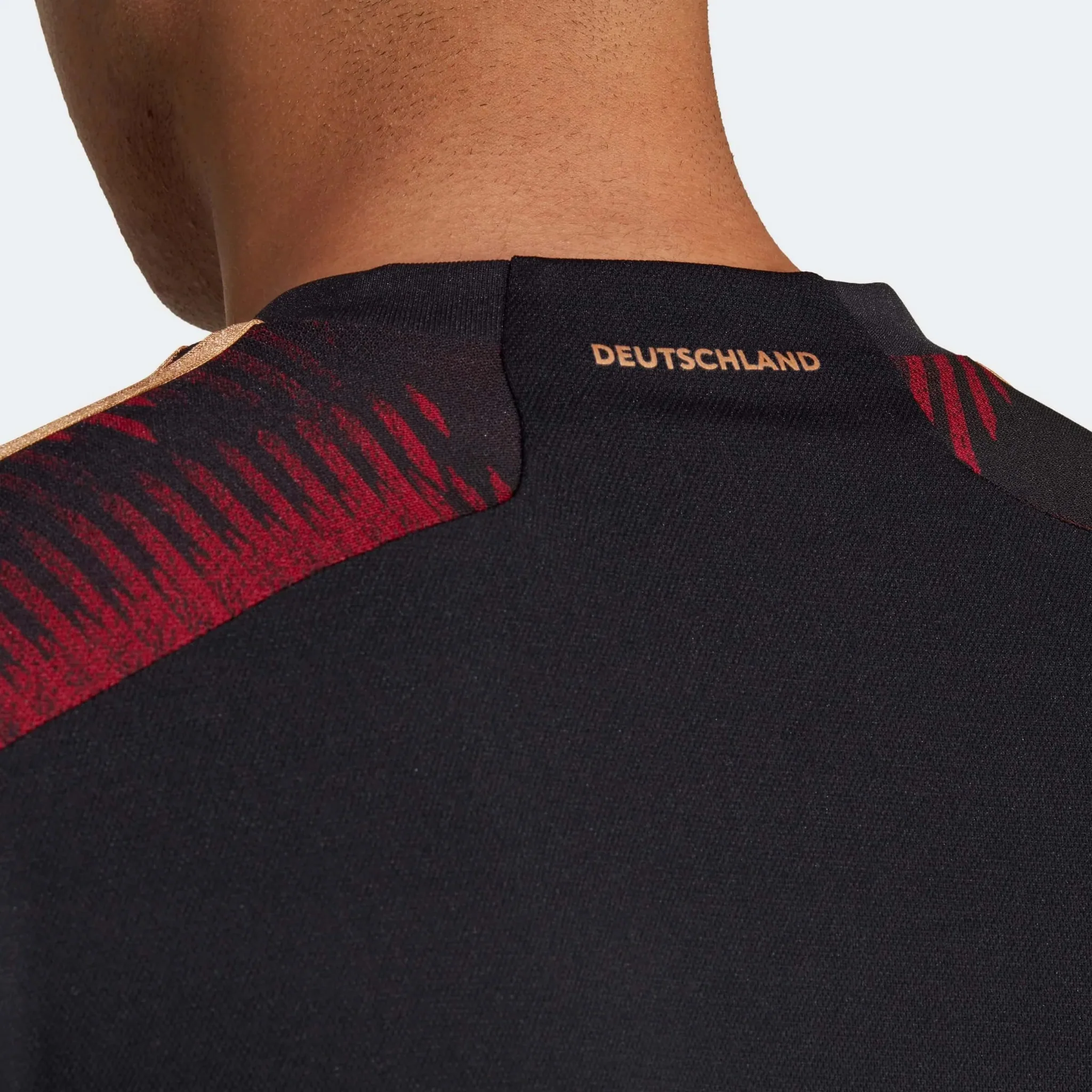 adidas 2022-23 Germany Away Jersey Black - Image 9